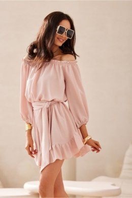 Sukienka damska Model Giulia PRO SUK0523 Pink - Roco Fashion