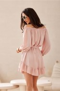 Sukienka damska Model Giulia PRO SUK0523 Pink - Roco Fashion