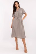 Sukienka damska Model MI-SK-109898.68 Dark Beige - Italy Moda