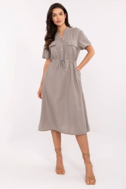 Sukienka damska Model MI-SK-109898.68 Dark Beige - Italy Moda