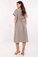 Sukienka damska Model MI-SK-109898.68 Dark Beige - Italy Moda