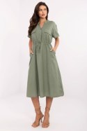 Sukienka damska Model MI-SK-109898.68 Khaki - Italy Moda