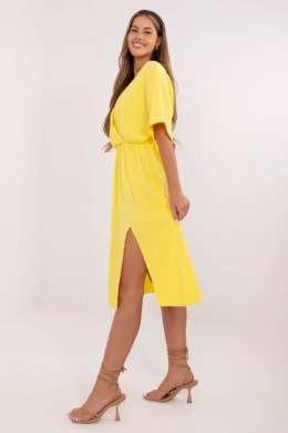 Sukienka damska muślinowa Model MI-SK-121008.84 Yellow - Italy Moda