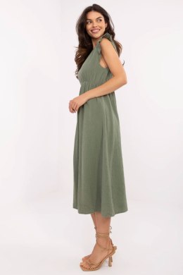 Sukienka damksa muślinowa Model MI-SK-122126.77 Khaki - Italy Moda