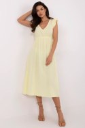 Sukienka damksa muślinowa Model MI-SK-122126.77 Light Yellow - Italy Moda