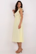 Sukienka damksa muślinowa Model MI-SK-122126.77 Light Yellow - Italy Moda
