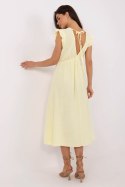 Sukienka damksa muślinowa Model MI-SK-122126.77 Light Yellow - Italy Moda