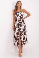 Sukienka damska Model MI-SK-23817-10.78 Brown - Italy Moda