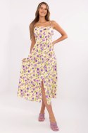 Sukienka damska Model MI-SK-23817-3.96 Light Yellow - Italy Moda