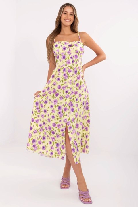 Sukienka damska Model MI-SK-23817-3.96 Light Yellow - Italy Moda Sukienka damska Model MI-SK-23817-3.96 Light Yellow - Italy Moda