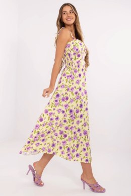 Sukienka damska Model MI-SK-23817-3.96 Light Yellow - Italy Moda