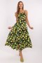 Sukienka damska Model MI-SK-23817.40 Black/Yellow - Italy Moda