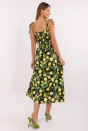 Sukienka damska Model MI-SK-23817.40 Black/Yellow - Italy Moda