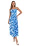 Sukienka damska Model MI-SK-23817-9.81 White/Blue - Italy Moda