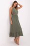 Sukienka damska midi Model MI-SK-88573.83 Khaki - Italy Moda