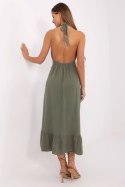 Sukienka damska midi Model MI-SK-88573.83 Khaki - Italy Moda