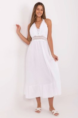 Sukienka damska midi Model MI-SK-88573.83 White - Italy Moda