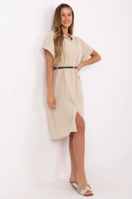 Sukienka damska muślinowa Model MI-SK-A2494.99 Beige - Italy Moda