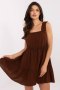 Sukienka damska muślinowa Model MI-SK-A5036.78 Brown - Italy Moda