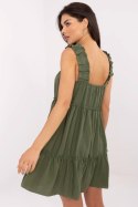 Sukienka damska muślinowa Model MI-SK-A5036.78 Khaki - Italy Moda