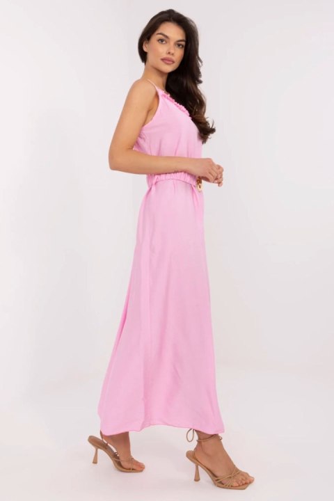 Sukienka damska maxi Model MI-SK-A6401.00 różowa pink - Italy Moda Sukienka damska maxi Model MI-SK-A6401.00 różowa pink - Italy Moda