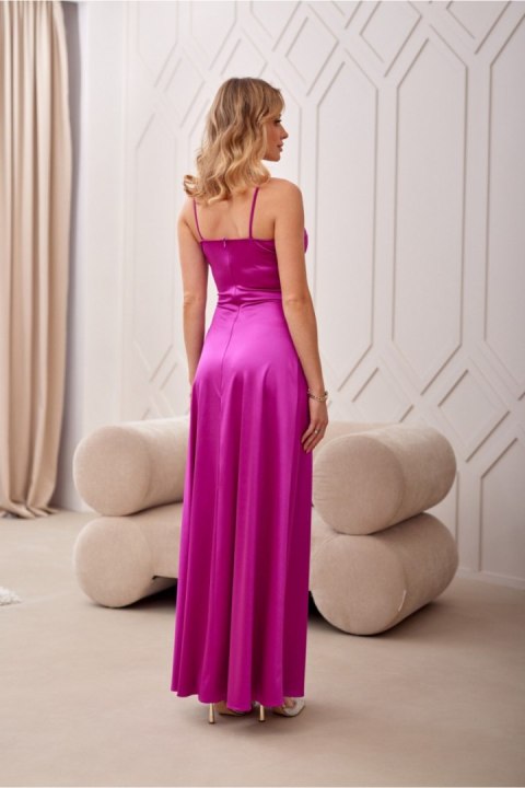 Sukienka damska Model Salma BIS SUK0462 Violet - Roco Fashion Sukienka damska Model Salma BIS SUK0462 Violet - Roco Fashion