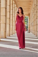 Sukienka damska Model Salma BOR SUK0462 Bordo - Roco Fashion