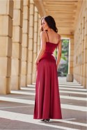 Sukienka damska Model Salma BOR SUK0462 Bordo - Roco Fashion