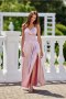 Sukienka damska Model Salma ROZ SUK0462 Pink - Roco Fashion