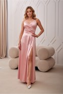 Sukienka damska Model Salma ROZ SUK0462 Pink - Roco Fashion