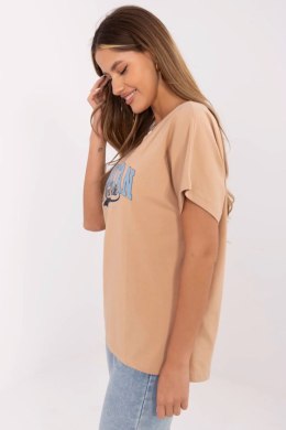 Bluzka T-shirt Damski Model CLM-TS-0023.94 Camel - Factory Price