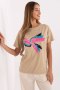 Bluzka T-shirt Damski Model CLM-TS-1019.79 Camel - Factory Price