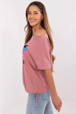 Bluzka T-shirt Damski Model CLM-TS-1019.79 Dark Pink - Factory Price