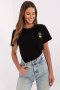 Bluzka T-shirt Damski Model CLM-TS-1663.96 Black - Factory Price