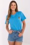 Bluzka T-shirt Damski Model CLM-TS-1663.96 Blue - Factory Price