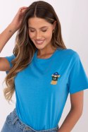 Bluzka T-shirt Damski Model CLM-TS-1663.96 Blue - Factory Price