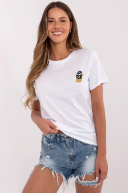 Bluzka T-shirt Damski Model CLM-TS-1663.96 White - Factory Price