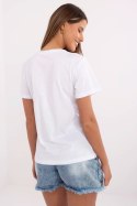 Bluzka T-shirt Damski Model CLM-TS-1663.96 White - Factory Price