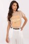 Bluzka T-shirt Damski Model CLM-TS-1704.85 Camel - Factory Price