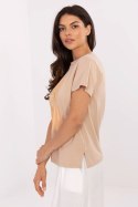 Bluzka T-shirt Damski Model CLM-TS-1704.85 Camel - Factory Price