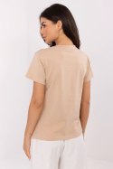 Bluzka T-shirt Damski Model CLM-TS-1704.85 Camel - Factory Price