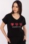 Bluzka T-shirt Damski Model CLM-TS-1708.83 Black - Factory Price