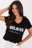 Bluzka T-shirt Damski Model CLM-TS-1726.87 Black - Factory Price