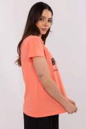 Bluzka T-shirt Damski Model CLM-TS-1726.87 Coral - Factory Price