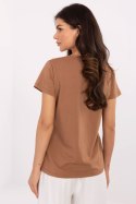 Bluzka T-shirt Damski Model CLM-TS-1726.87 Light Brown - Factory Price