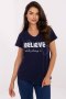 Bluzka T-shirt Damski Model CLM-TS-1726.87 Navy - Factory Price