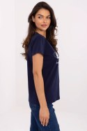 Bluzka T-shirt Damski Model CLM-TS-1726.87 Navy - Factory Price