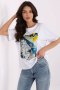 Bluzka damska T-shirt Model MI-TS-M3221-1.20P White - Italy Moda