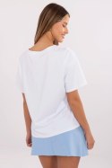 Bluzka damska T-shirt Damski Model MI-TS-M3221G.75 White - Italy Moda