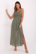 Sukienka damska letnia ażurowa Model MI-SK-88191.63 khaki